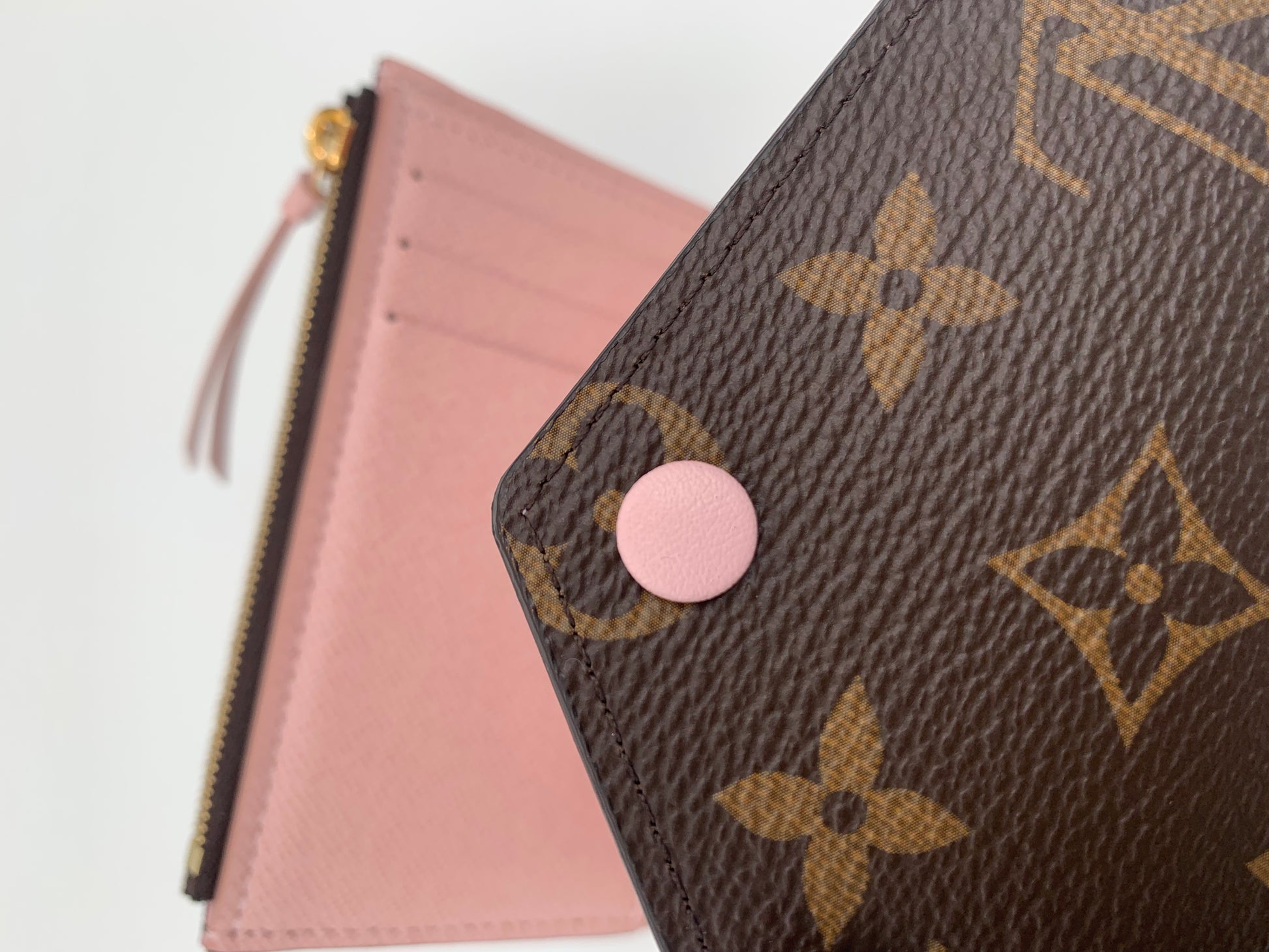 LOUIS VUITTON Victorine Wallet Monogram Pink – FancyFairy
