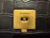 Balenciaga Gossip shoulder bag croc-embossed calfskin black