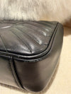 Gucci Medium GG Marmont shoulder Bag Calfskin Black