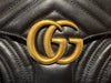 Gucci Medium GG Marmont shoulder Bag Calfskin Black