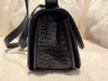 Balenciaga Gossip shoulder bag croc-embossed calfskin black