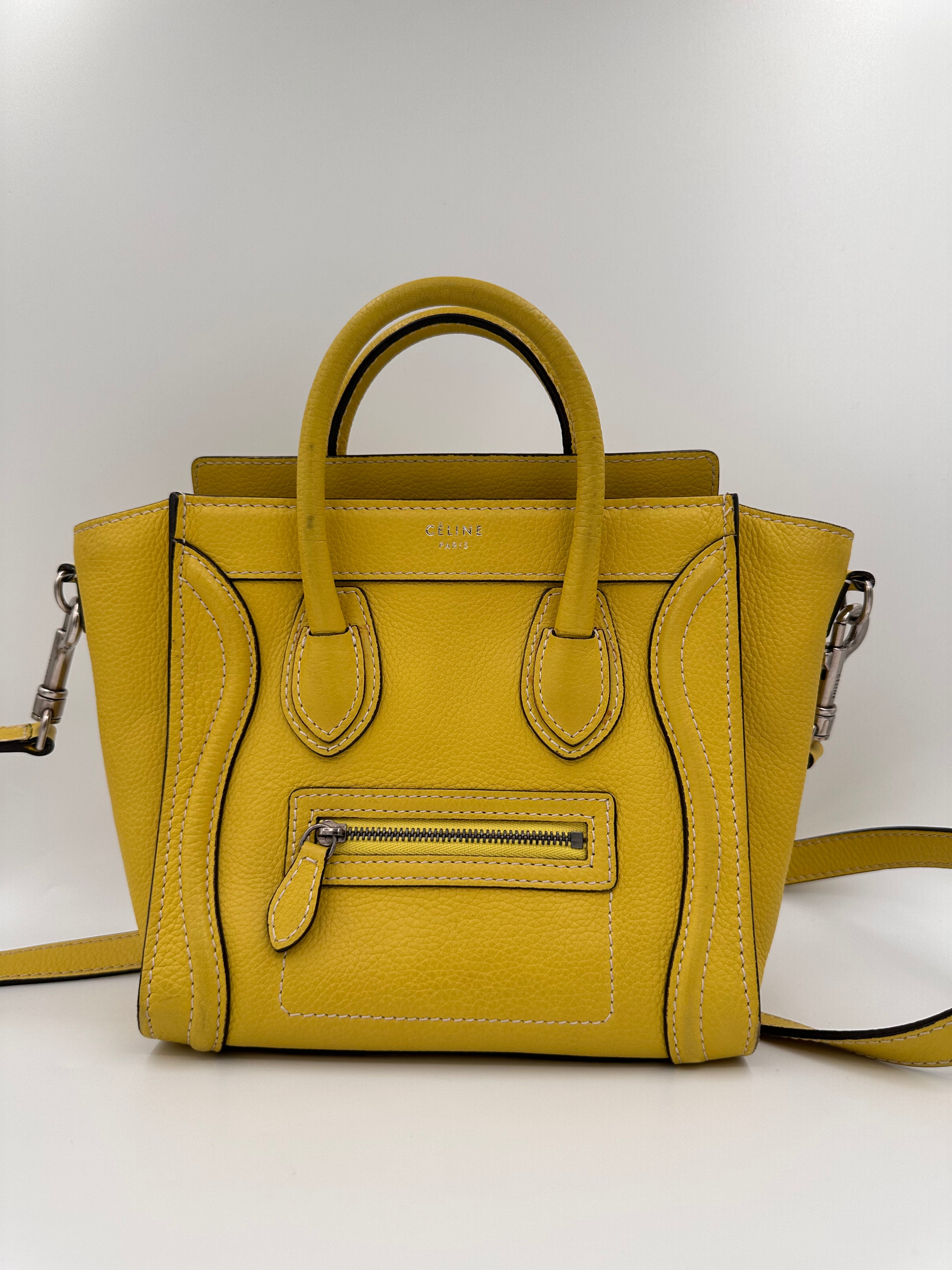 Celine Nano Luggage Tote FancyFairy Second Hand Designers & Luxury