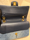 Chanel MEDIUM Classic Double Flap Bag Denim (MICROCHIP)