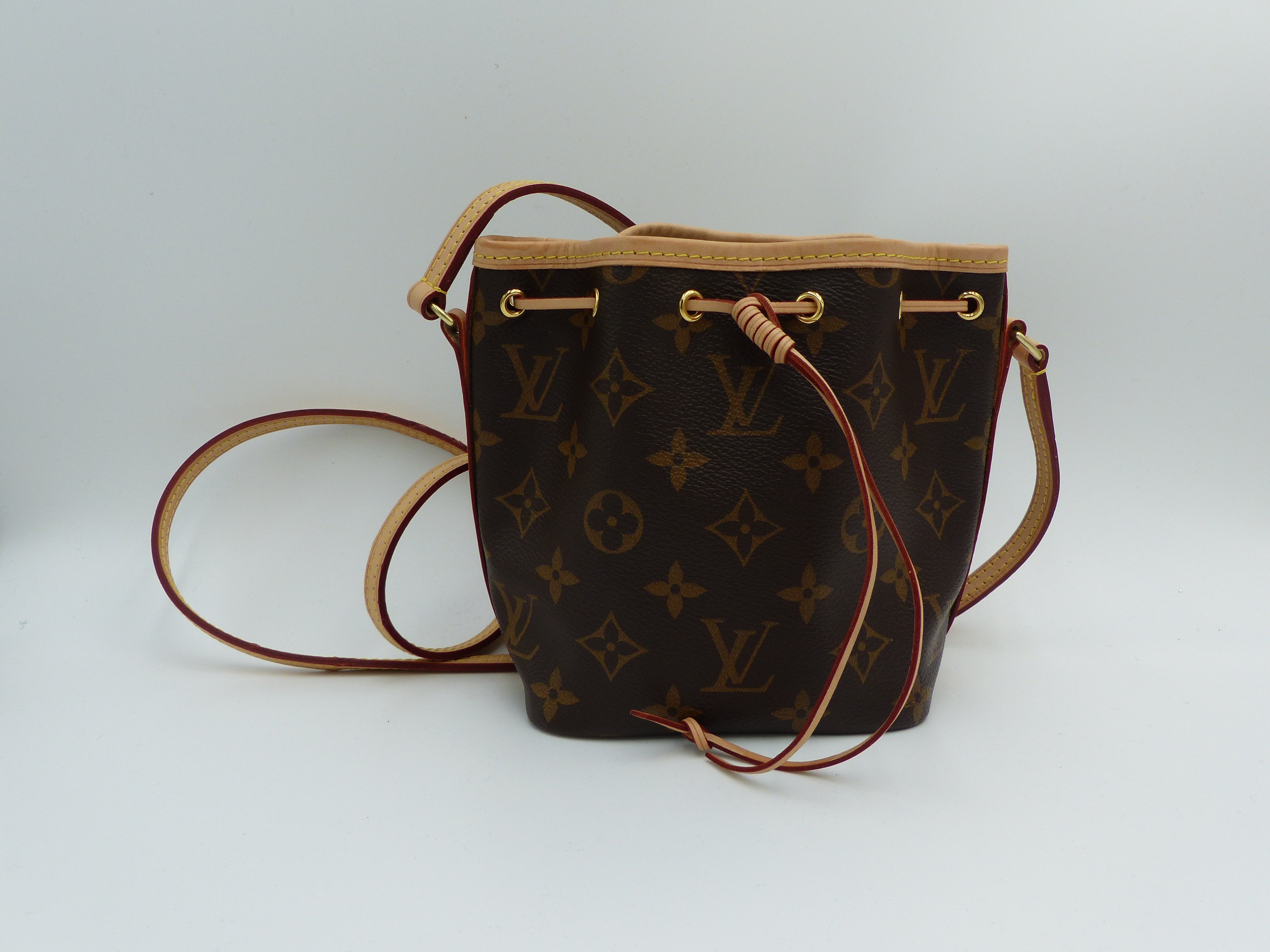 LOUIS VUITTON NANO NOE MONOGRAM CANVAS Luxury consignment store